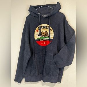 Slightly used blue Rip Curl California pullover hoodie in size Large